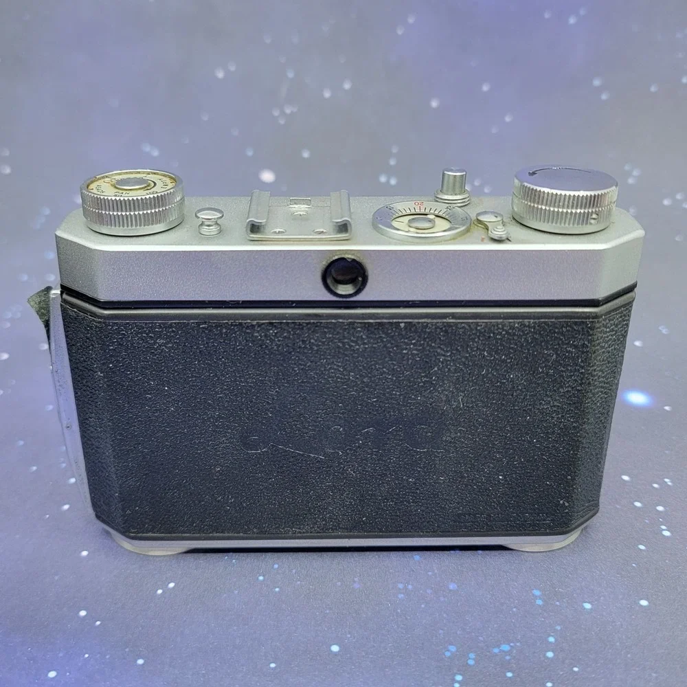 Lord Okaya 35 Viewfinder W/ Leather Case Rare Japanese Film Camera Untested